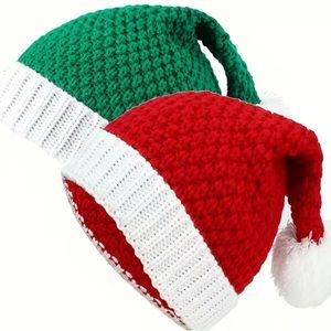 Cute knitted Santa hats one size fits all